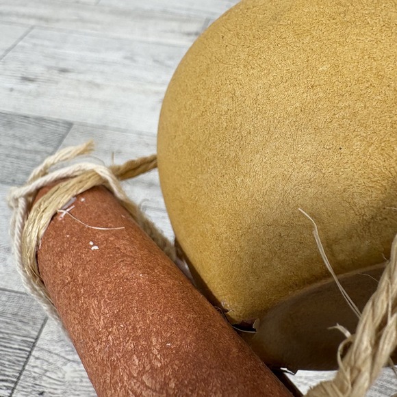 4 Clay Terracotta Hanging Pots Native Mexican Southwest Home Decor New Read - Picture 5 of 8